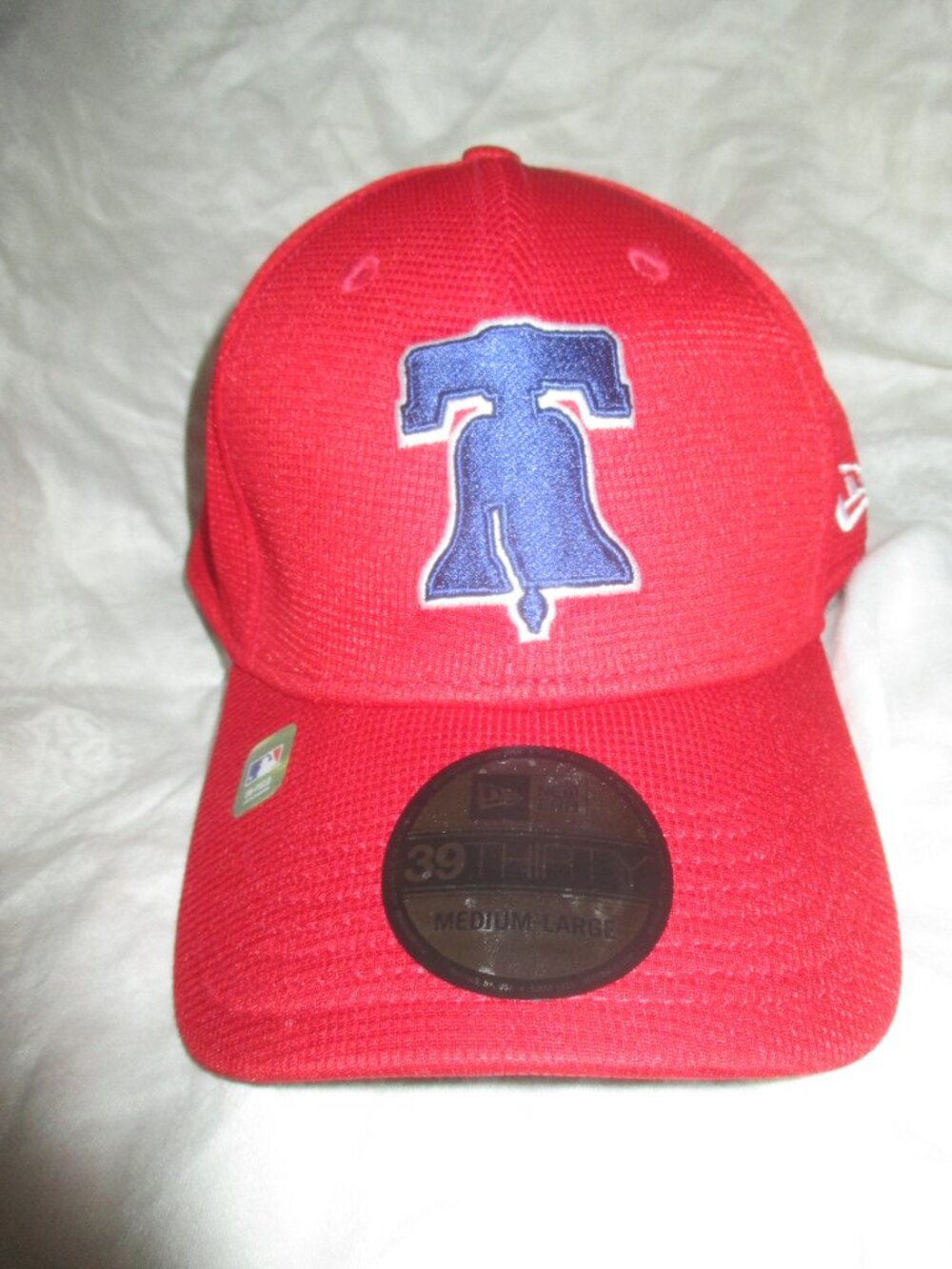 Philadelphia Phillies New Era 39Thirty Liberty Bell Stretch Cap M/L Hat MLB NEW